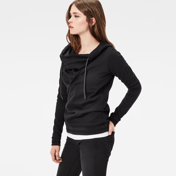 G-Star Tops - XARIN SLIM DRAPEY HOODED SWEATER SIZE SMALL